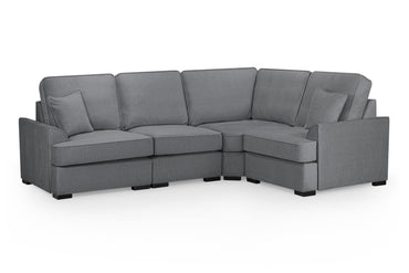 Grey Fabric Large Universal Corner Sofa