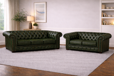 Antique Chesterfield Sofas – Genuine Hide Leather | Exclusive to SofasUK