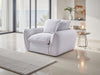 Beige Fabric Full Back Armchair with Piping Detail