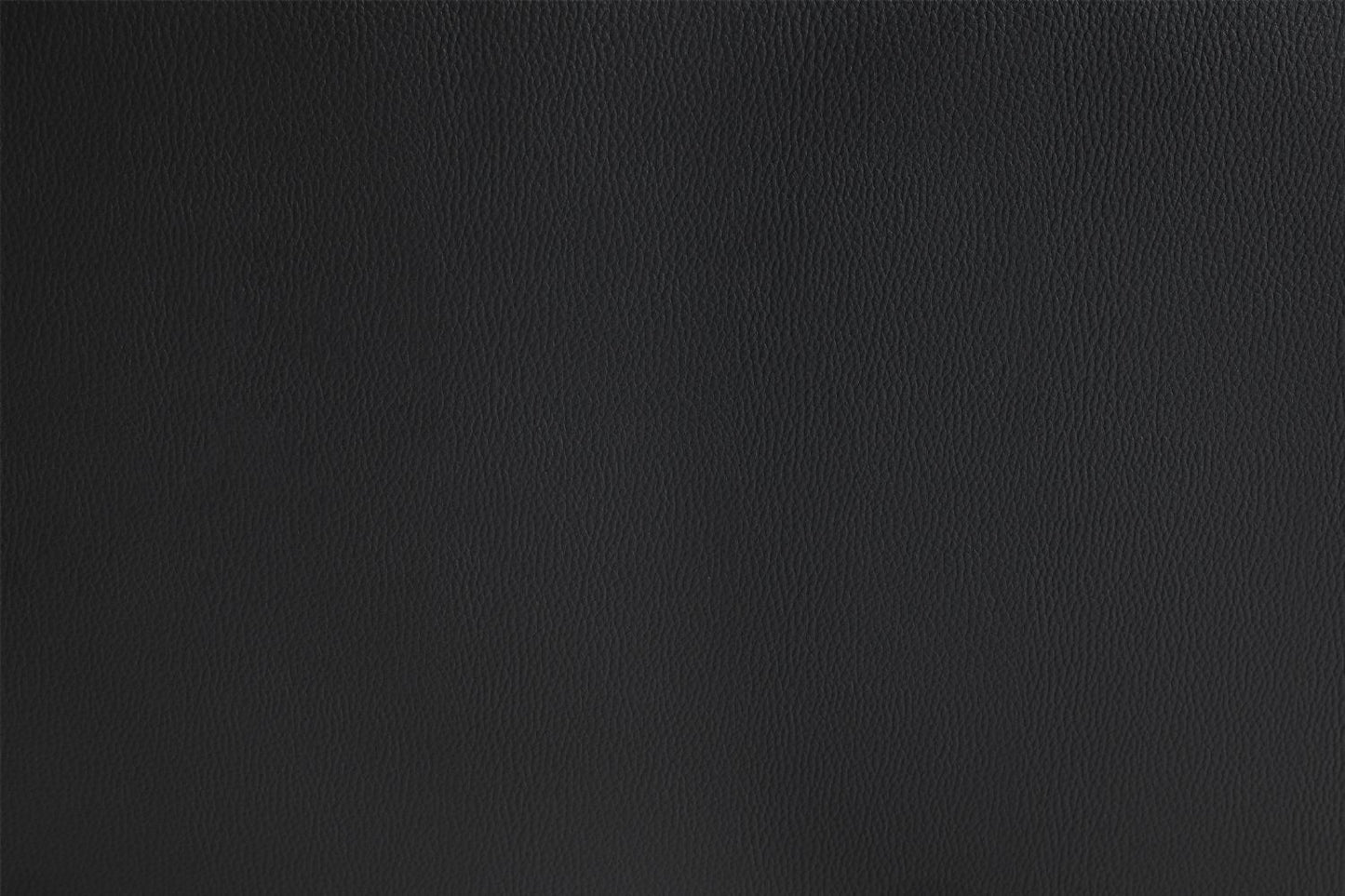 Black Leather Effect 2 Seater Sofa Wooden Feet