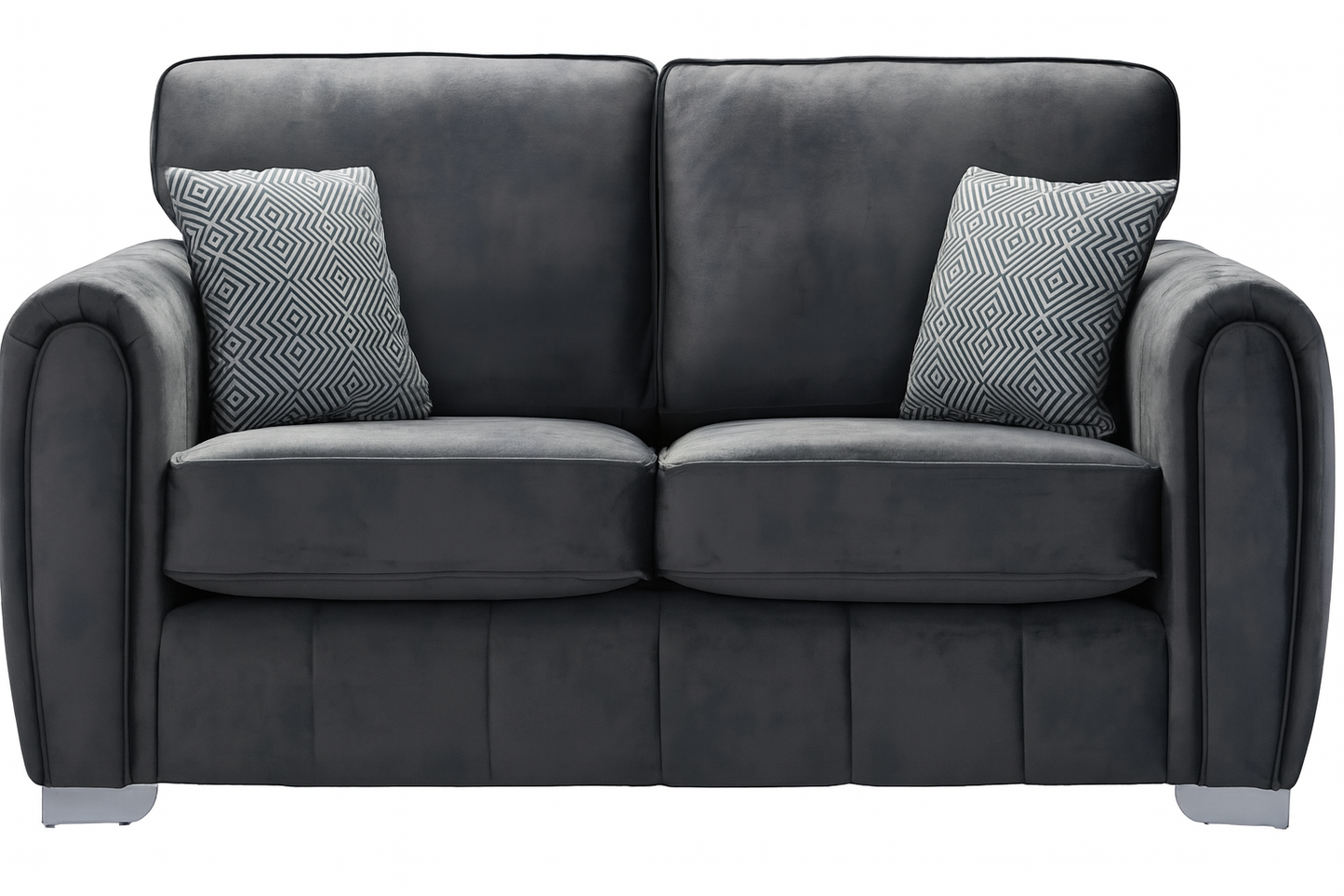 Barcelona Fabric Sofa Contemporary Comfort with Reversible Cushion Seat