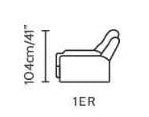 Continental 3+2 Seater Electric Reclining Grey Fabric Suede Sofas
