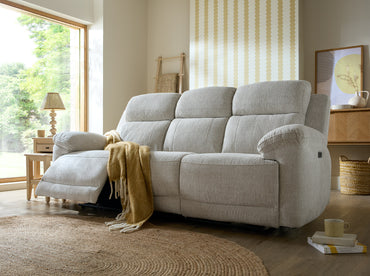 Roland Manual Recliner Sofa with Center Console & Cup Holder