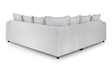Natural Fabric Upholstery Large Corner Sofa