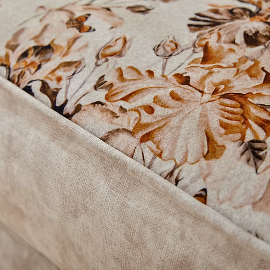 Seville Crafted Floral Design Chair With Generously Padded Cushions