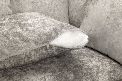 Truffle Fabric U Shape Pillow Back Large Corner Sofa