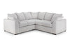 Natural Fabric Upholstery Large Corner Sofa