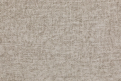 Stone Fabric 2 Seater Sofa Standard Back Dark Wooden Feet