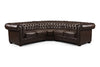 Chesterfield Sofa Antique Brown Large Corner