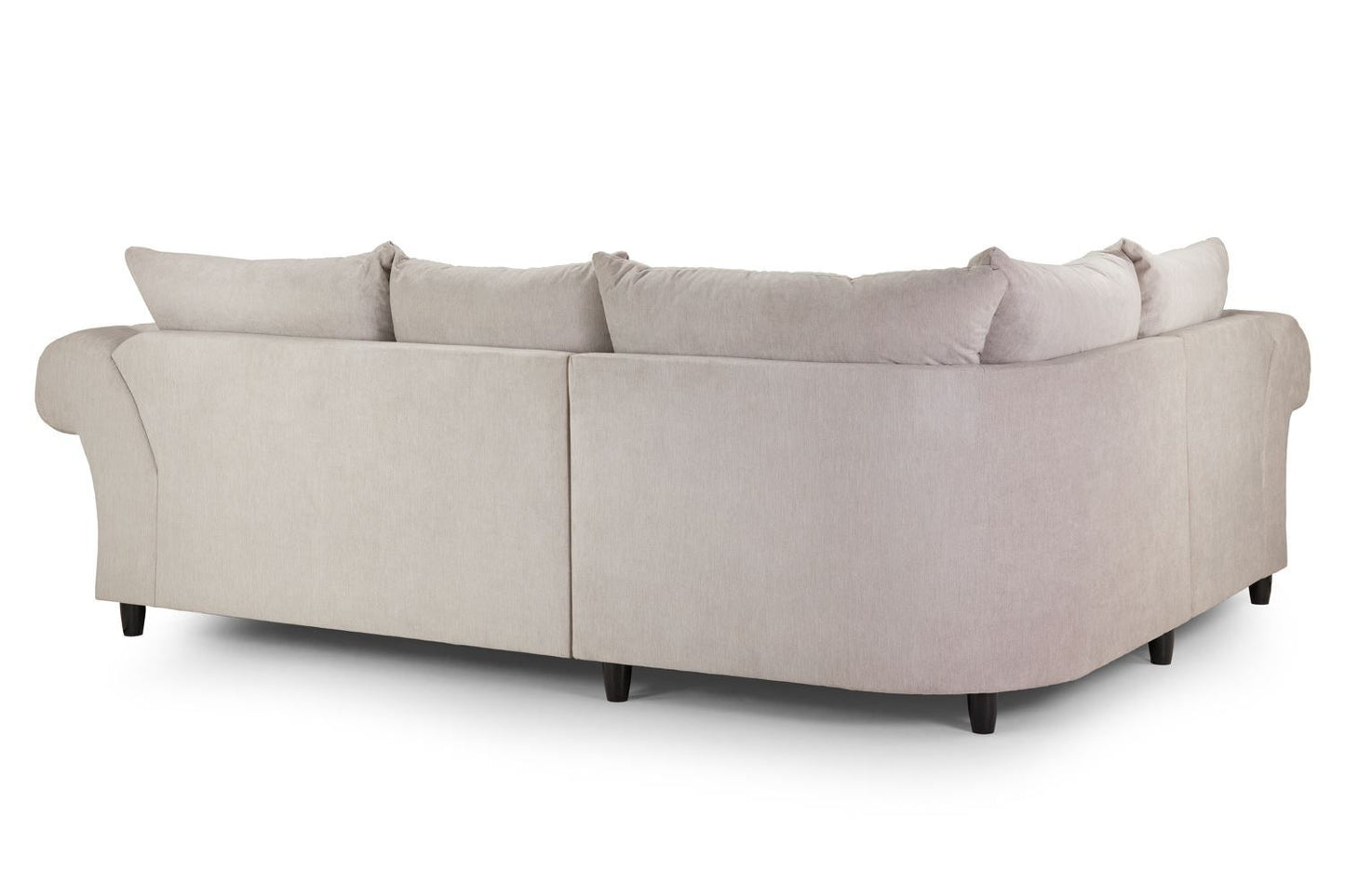 Stone Fabric Left Hand Facing Fullback Corner Sofa