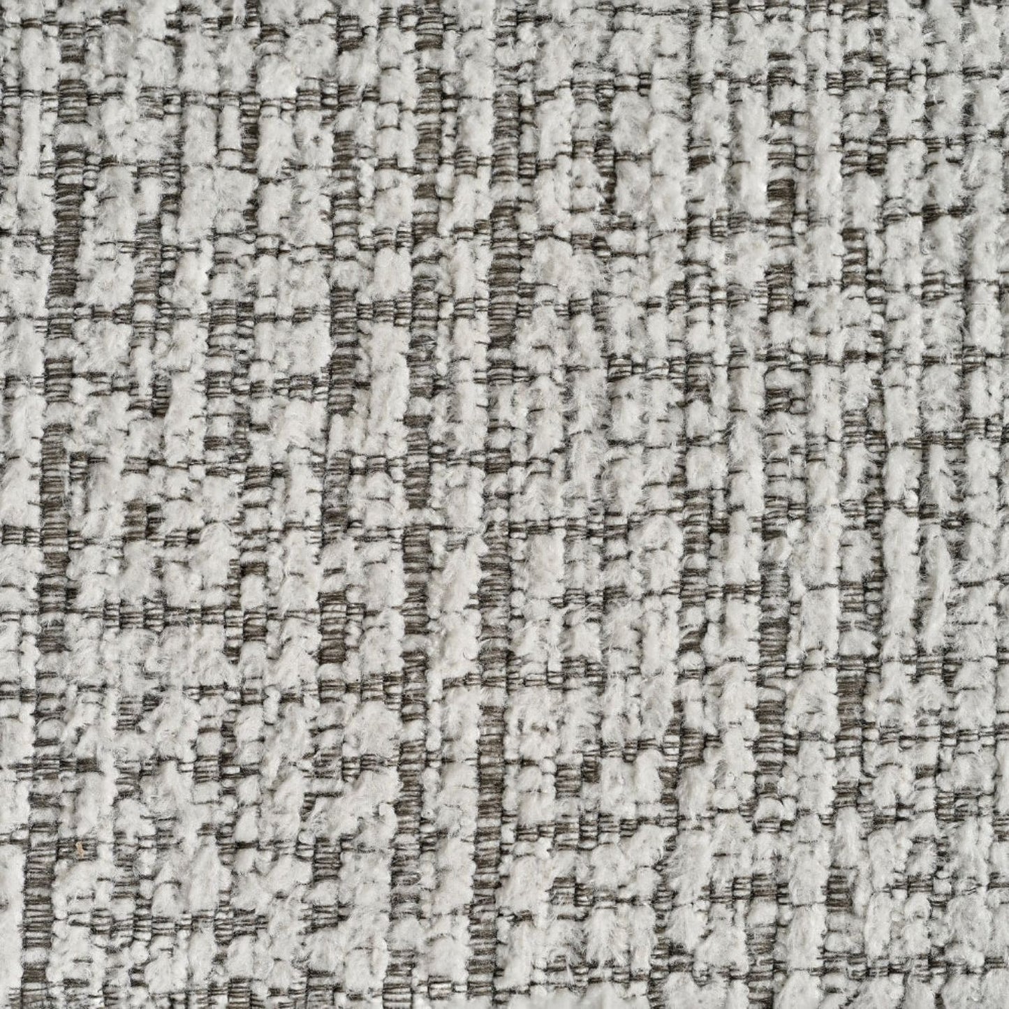 Grey Textured Fabric 3 Seater Sofa Laid Back Design