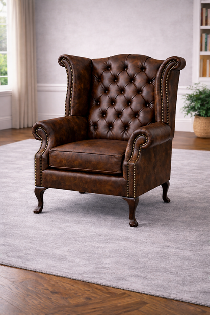 Antique Chesterfield Sofas –  Genuine Hide Leather | Exclusive to SofasUK