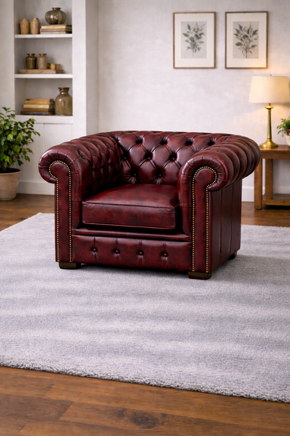 Antique Chesterfield Sofas –  Genuine Hide Leather | Exclusive to SofasUK