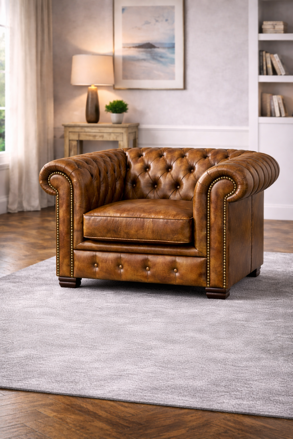 Antique Chesterfield Sofas –  Genuine Hide Leather | Exclusive to SofasUK