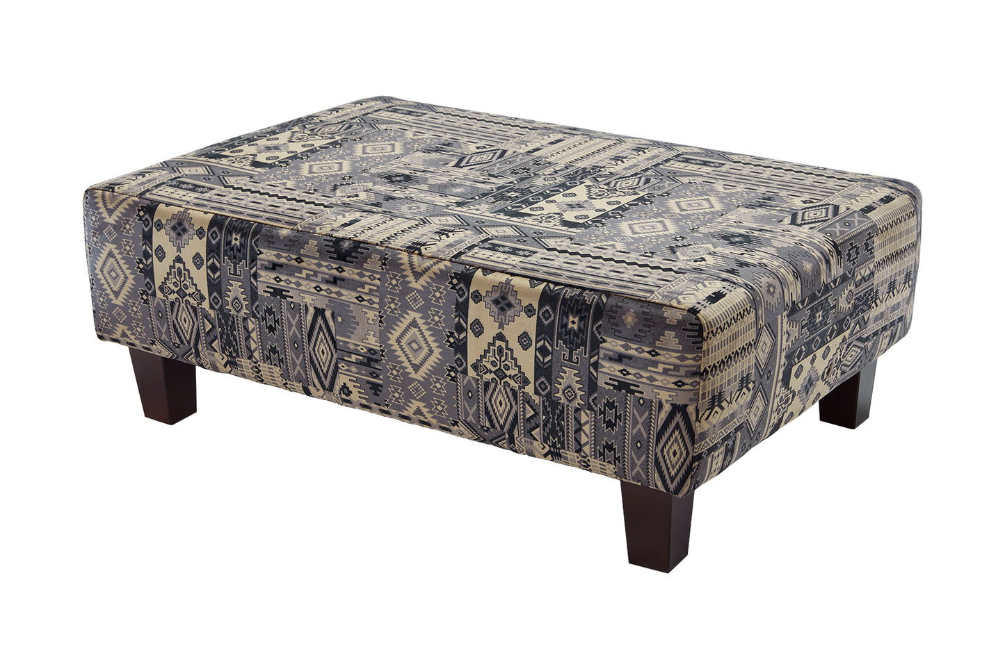 Chelsea Patterned Fabric Accent Chair with High Swivel Legs