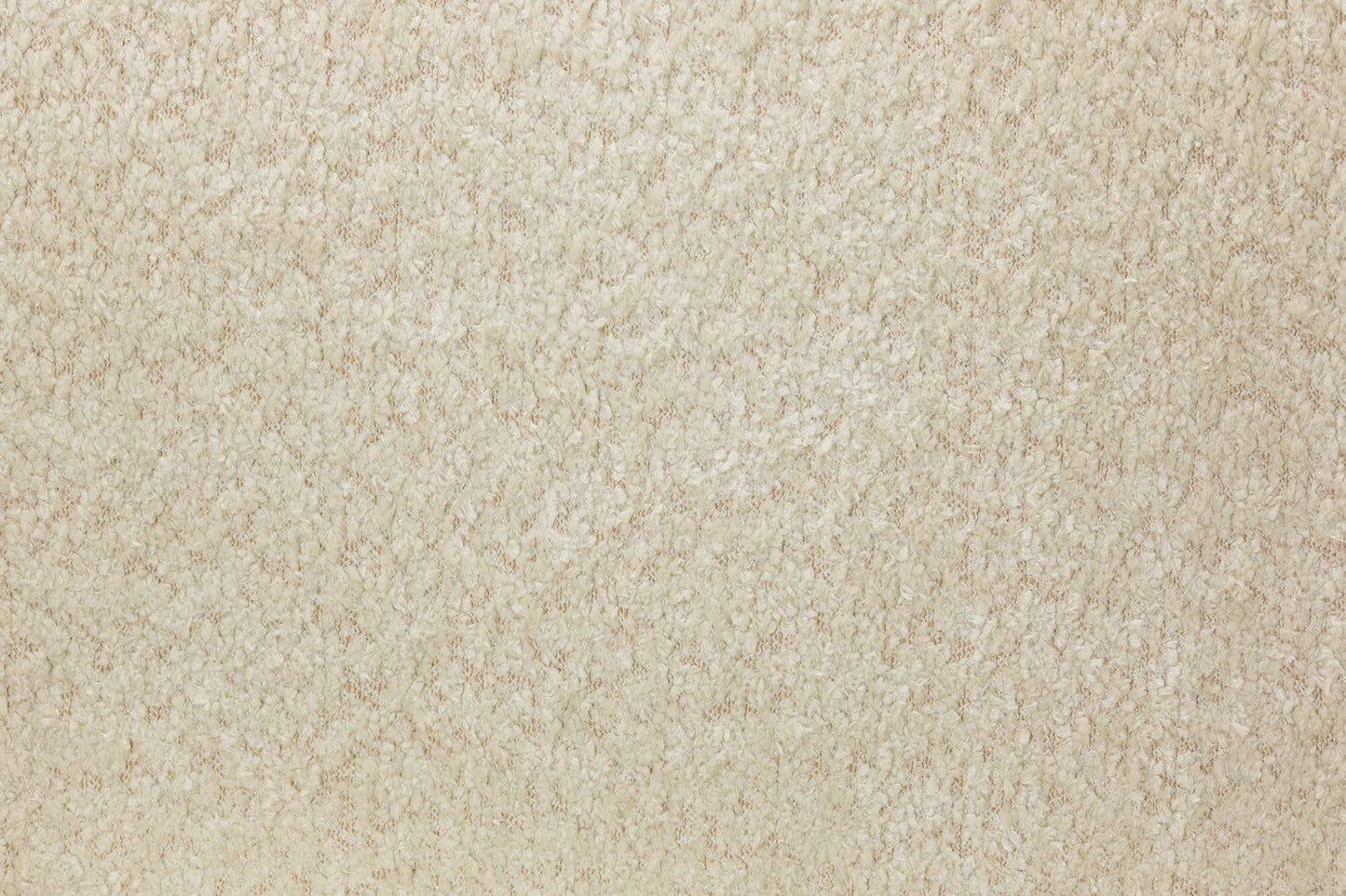 Beige Boucle Fabric U Shape Fullback Corner Sofa