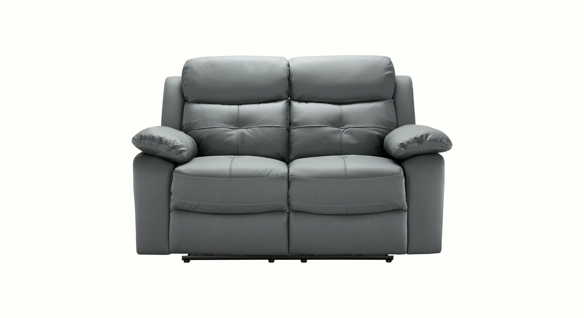 Lopez Recliner 3+2 Seater Genuine Grey Leather Sofa Set