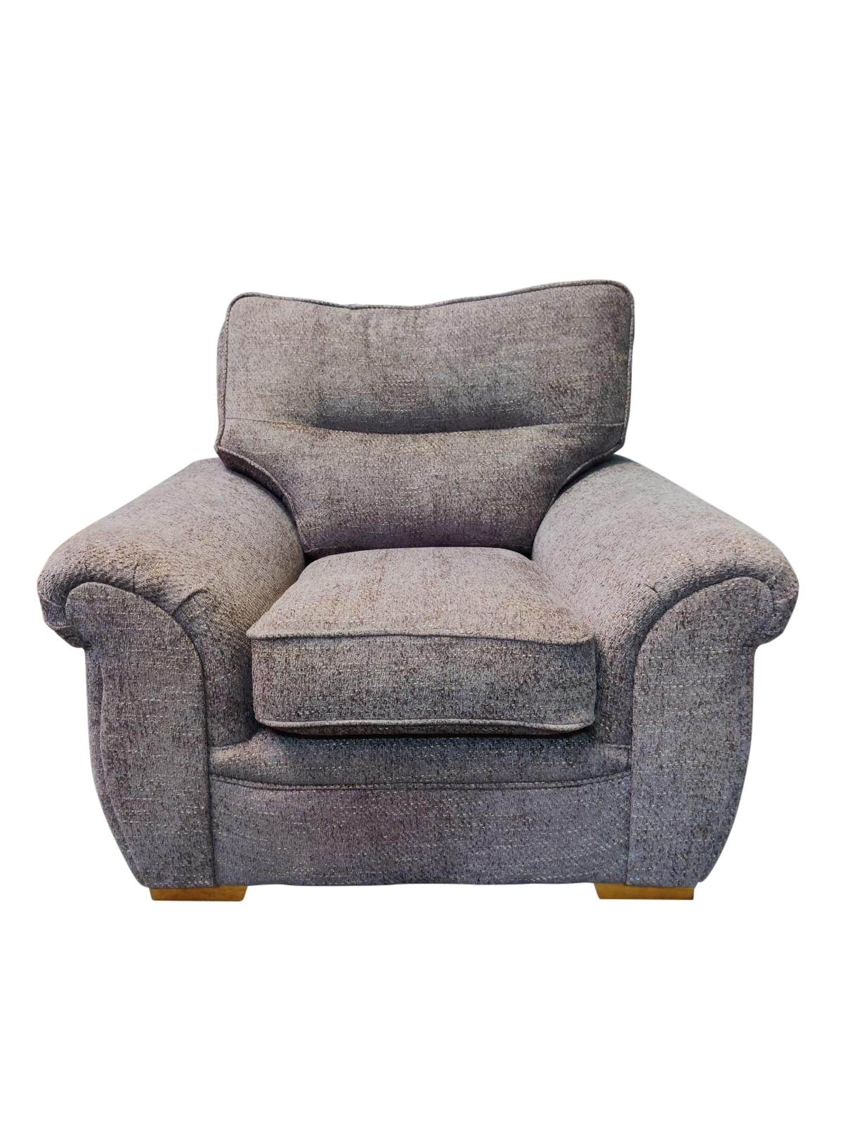 Mayor Original Premium Tweed Grey Real Fabric Sofas