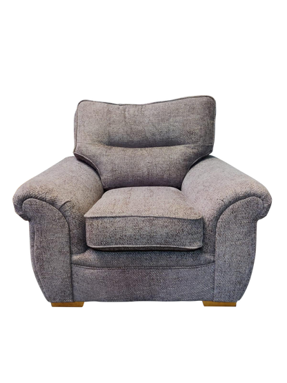 Mayor Original Premium Tweed Grey Real Fabric Sofas