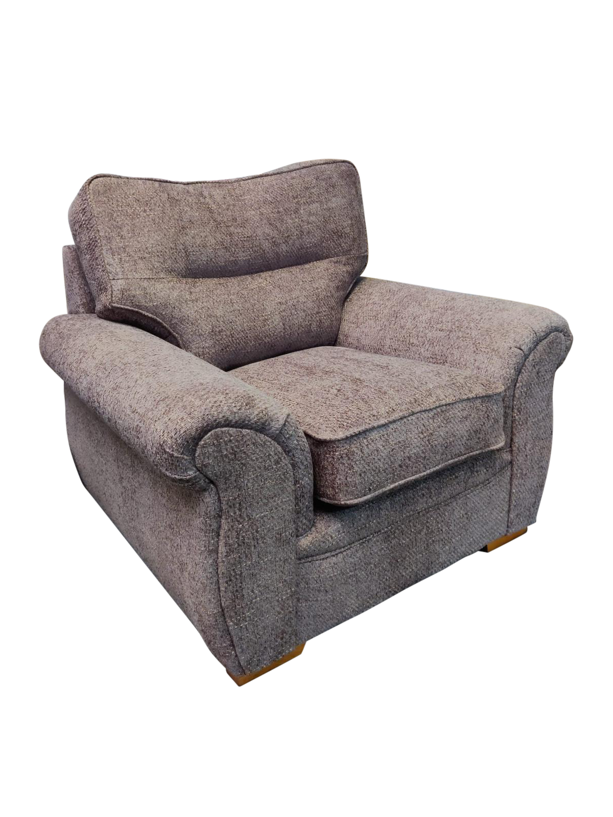 Mayor Original Premium Tweed Grey Real Fabric Sofas