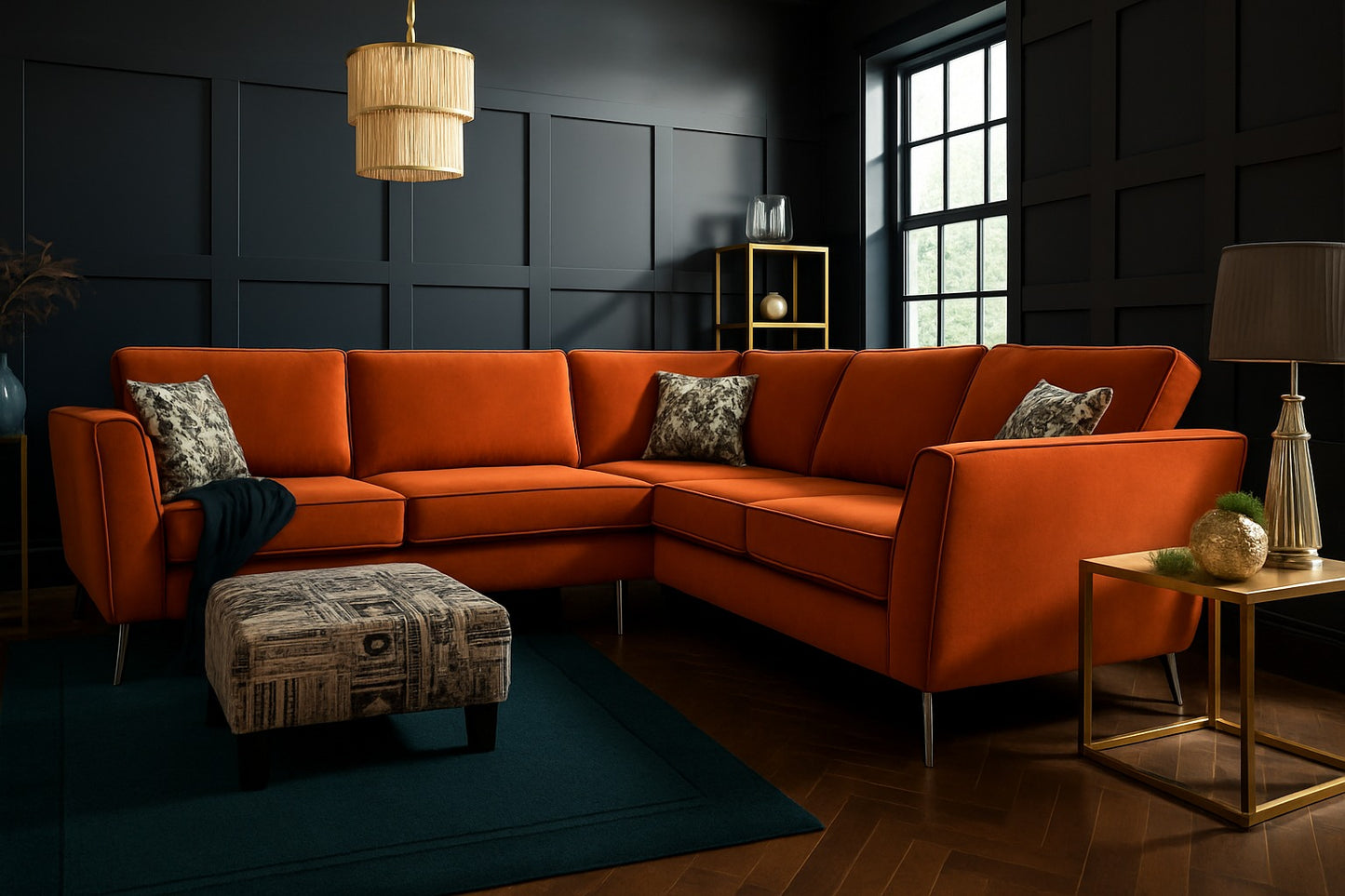 Sebastian Elegance 3+2 Seater Sofa Suite In Plush Elephant Gray Fabric With Cushions