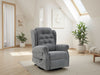 Grey Chenille Fabric Electric Lift Riser Recliner Chair