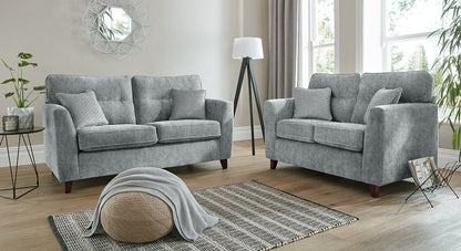 Skye Premium 3 Seater Sofa With Mahogany High Feet