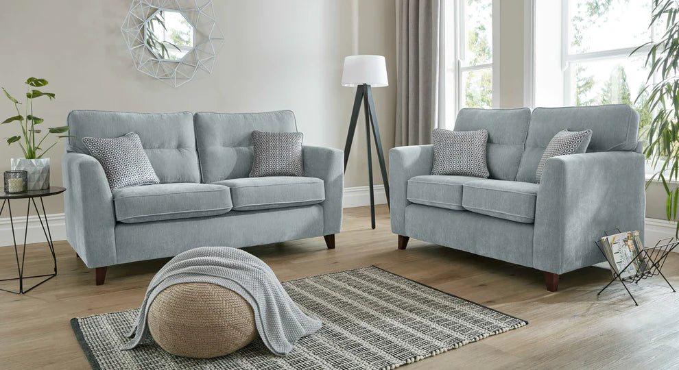 Skye Premium 3 Seater Sofa With Mahogany High Feet