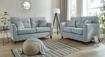 Skye Premium 3 Seater Sofa With Mahogany High Feet