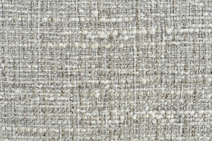 Silver Woven Fabric Left Hand Facing Electric Recliner Sofa