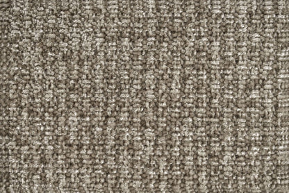 Mocha Fabric Channel Tufted Design 3 Seater Sofa