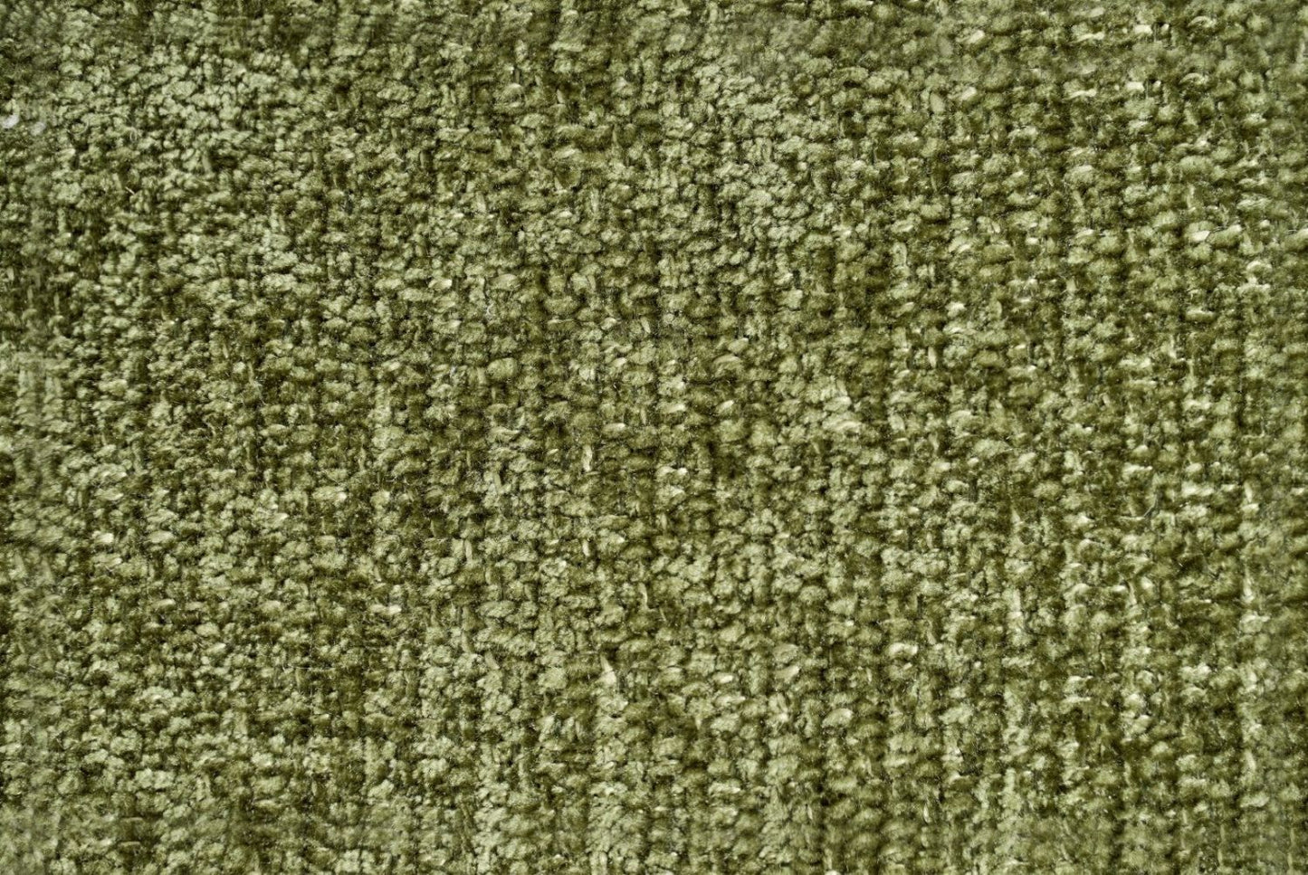 Olive Green Fabric Channel Tufted Design 3 Seater Sofa