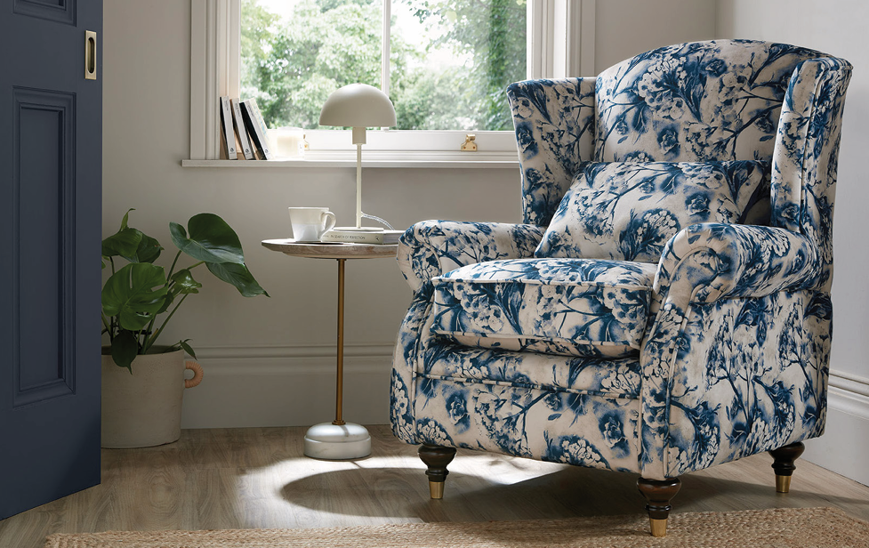 Windsor Accent Chair Stylish, Floral