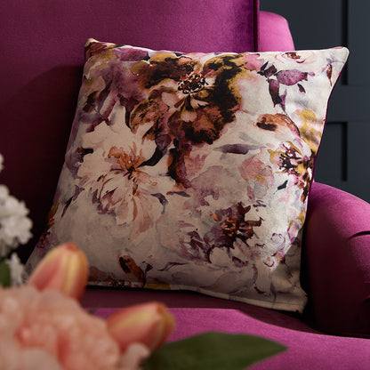 Alicante Purple Fabric High Sofa For Elderly Handmde Monaco Amethyst Set With Wooden Legs